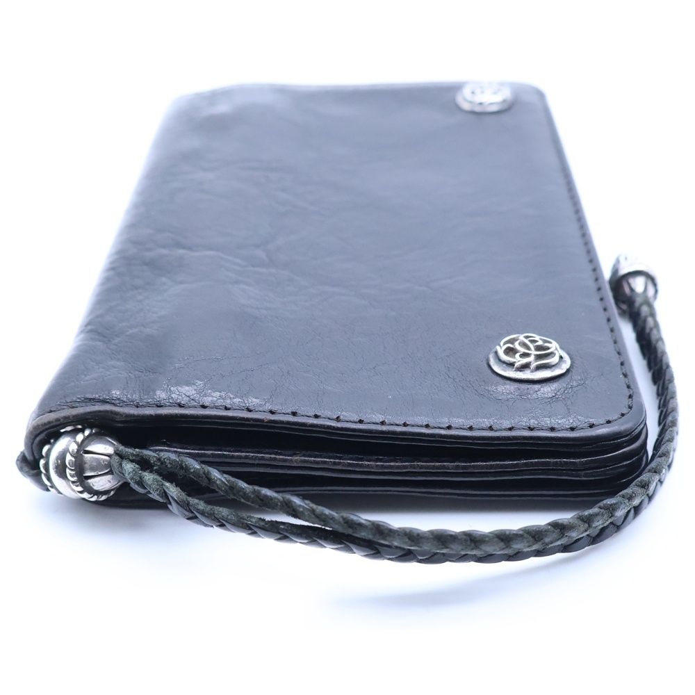CHROME HEARTS (クロムハーツ) 2ZIP 2ジップ フローラルボタンレザー