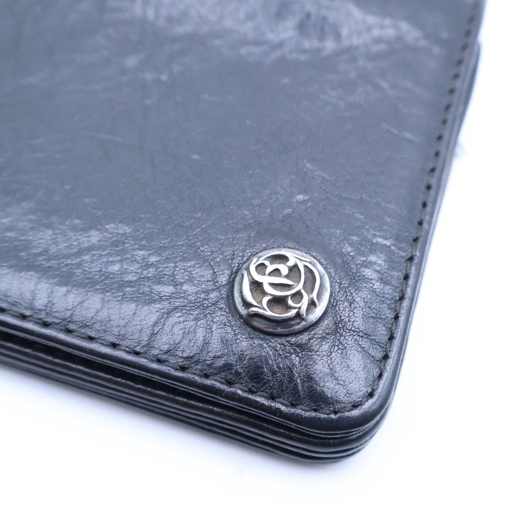 CHROME HEARTS (クロムハーツ) 2ZIP 2ジップ フローラルボタンレザー