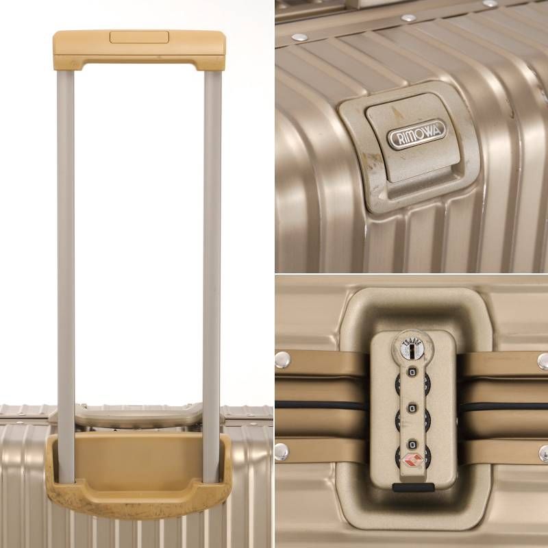 RIMOWA リモワ TOPAS トパーズ Titanium チタニウム 98L 4輪 TSAロック
