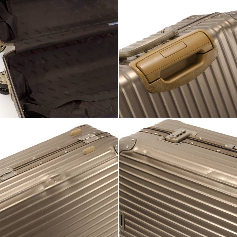 RIMOWA リモワ TOPAS トパーズ Titanium チタニウム 98L 4輪 TSAロック