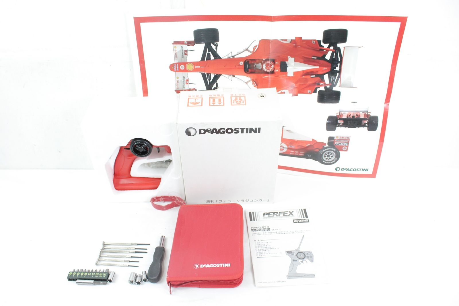 未組立 デアゴスティーニ フェラーリ F2004 ラジコンカー 1-100巻