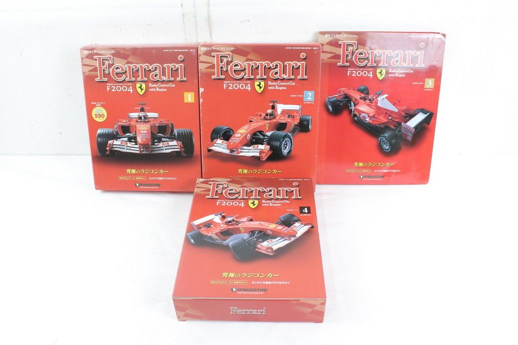 未組立 デアゴスティーニ フェラーリ F2004 ラジコンカー 1-100巻