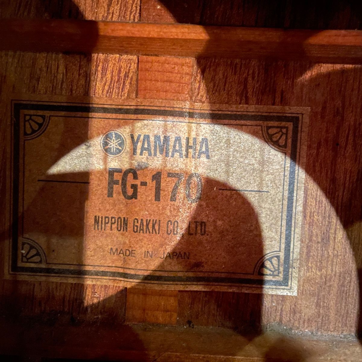 Yamaha FG-170 Acoustic Guitars アコースティックギター ヤマハ 