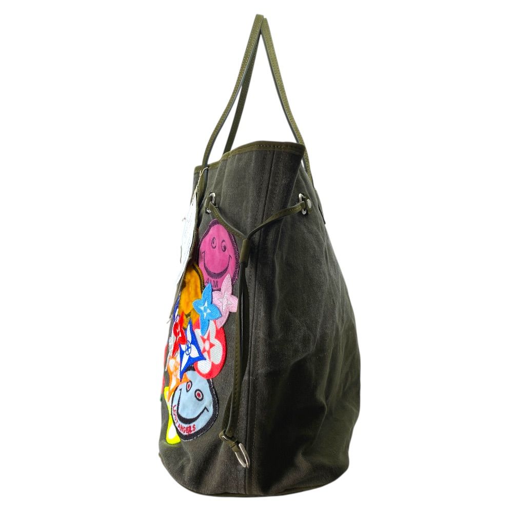 READY MADE レディメイド ×ア・ラブ・モーメント ヴィンテージテントコットンルーミーバッグ トートバッグ ショルダーバッグ カーキ READY MADE レディメイド ×ア・ラブ・モーメント ヴィンテージテント