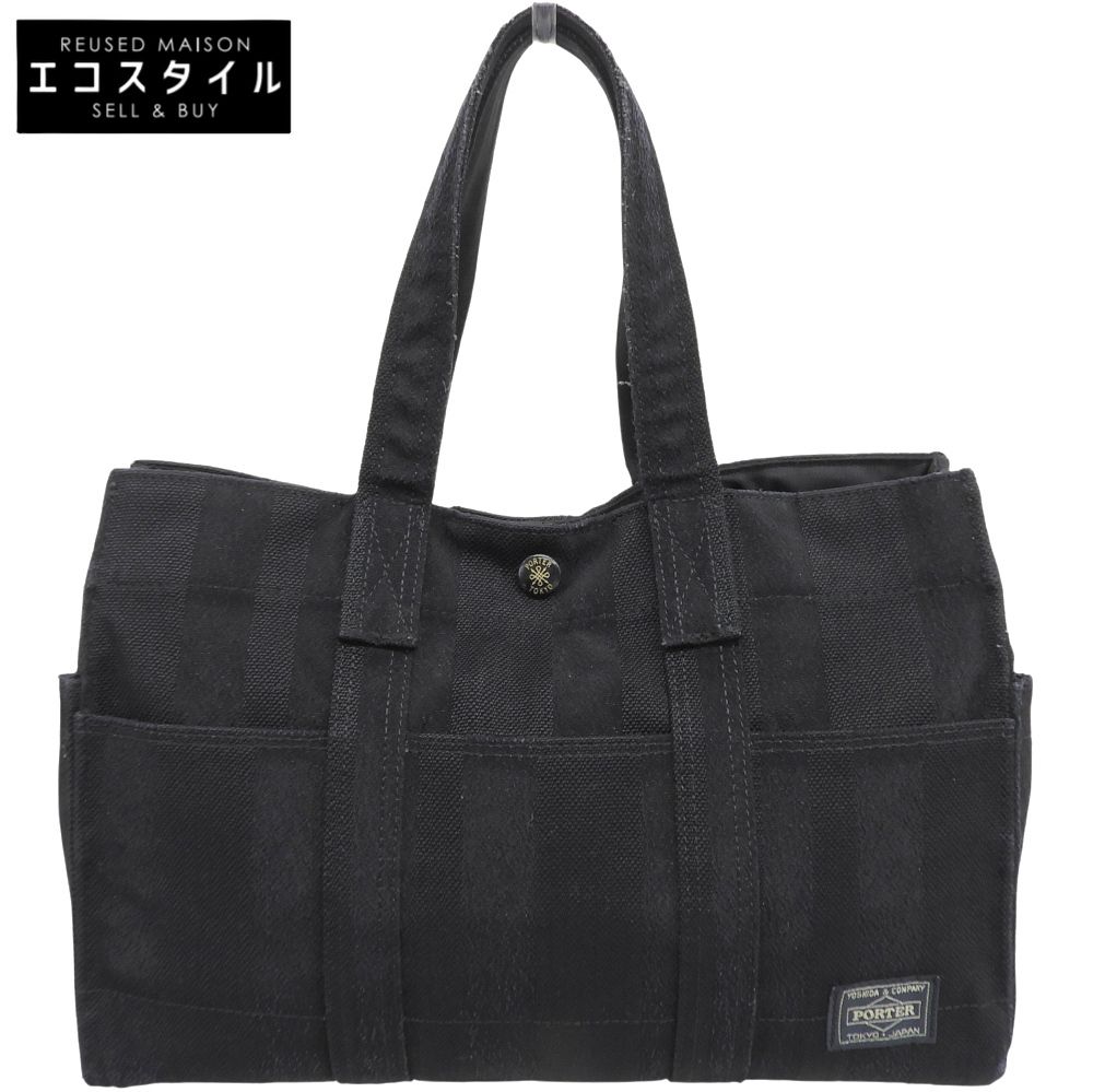 PORTER ポーター 美品 TANGO BLACK トートバッグ メンズ ブラック 638-07168