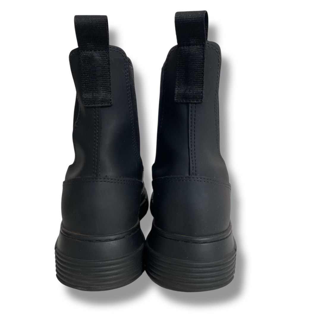 GANNI ブラック ラバーサイドゴアブーツ SIZE 36