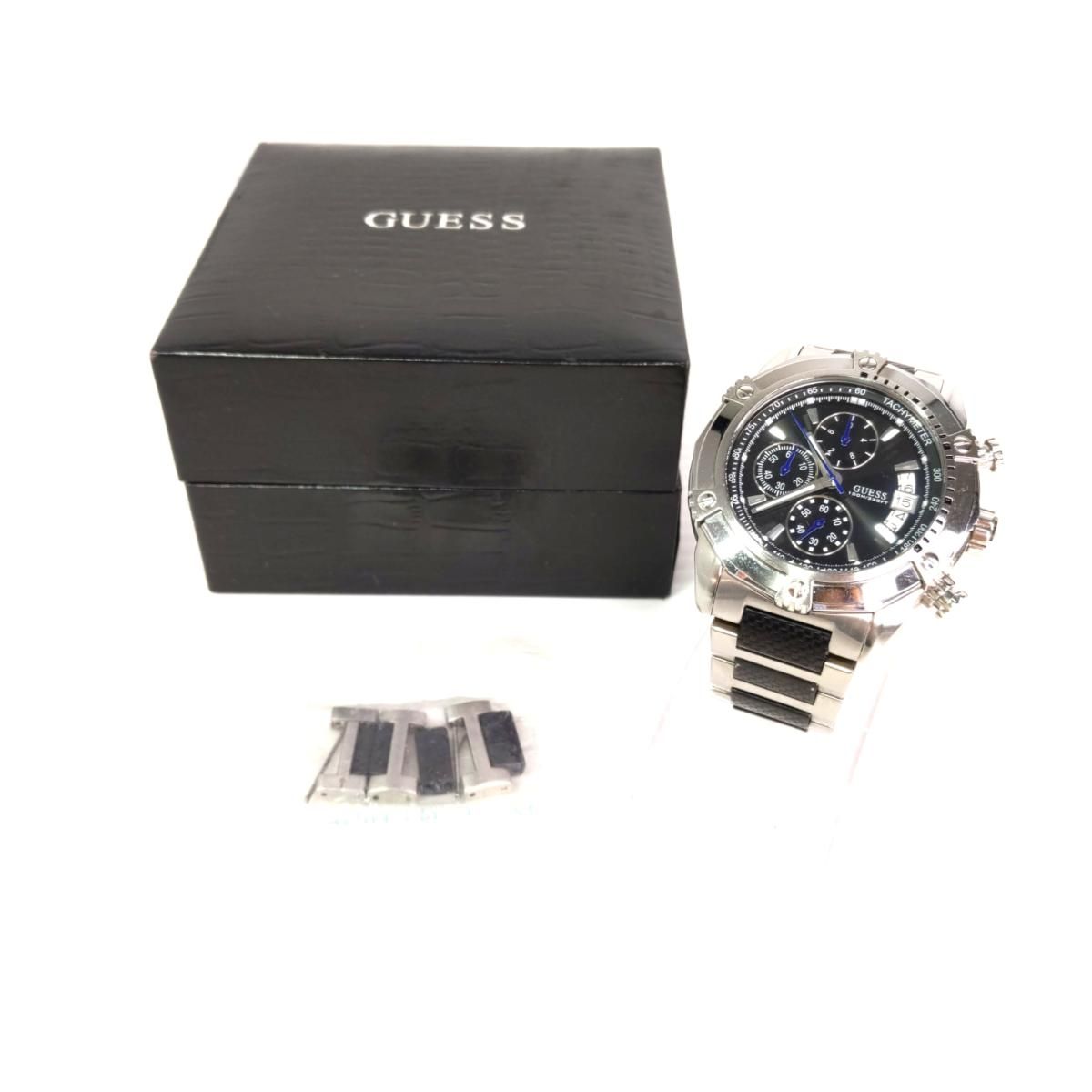 中古品】GUESS ゲス メンズ腕時計 クロノグラフ U18507G2〇YR-54705〇