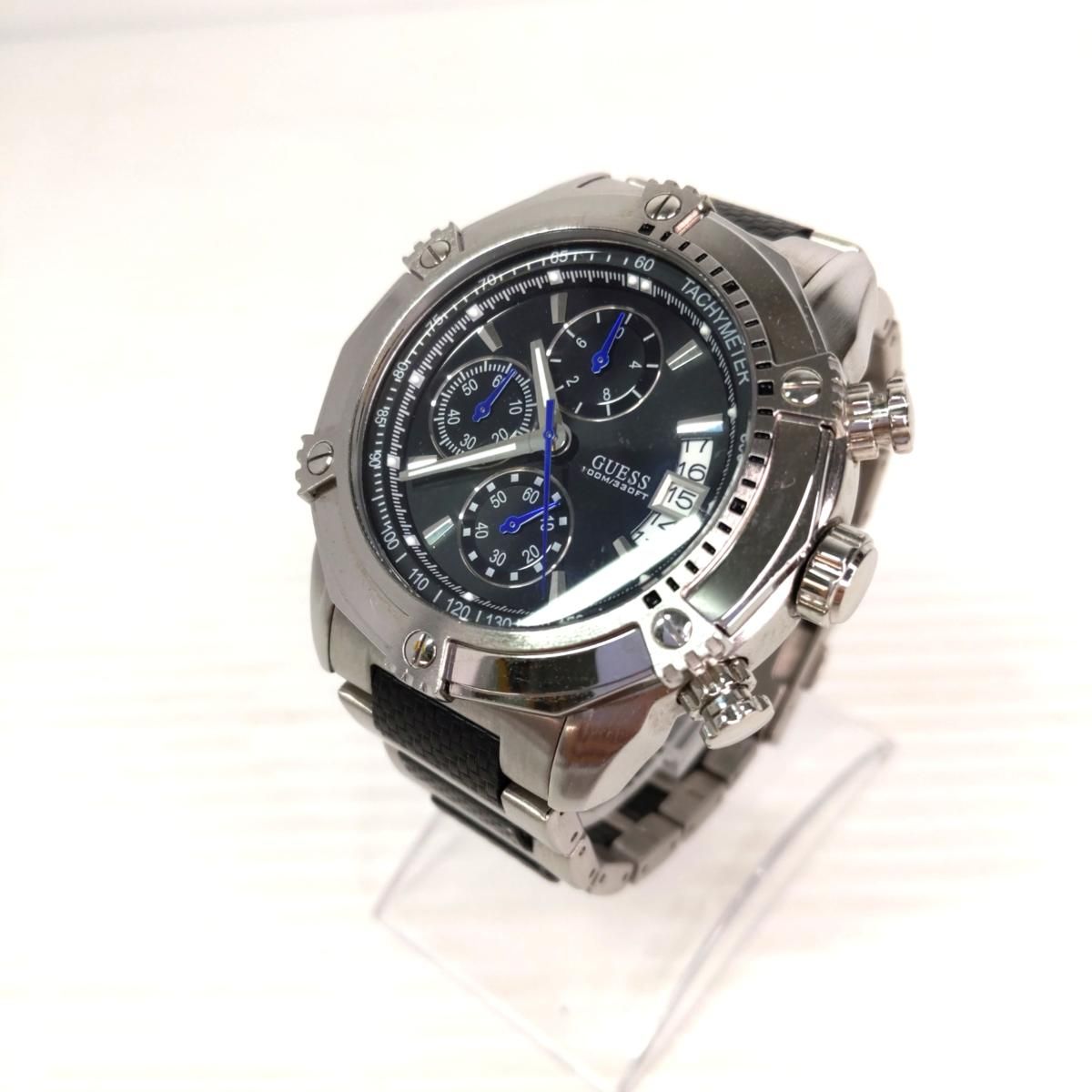 中古品】GUESS ゲス メンズ腕時計 クロノグラフ U18507G2〇YR-54705〇