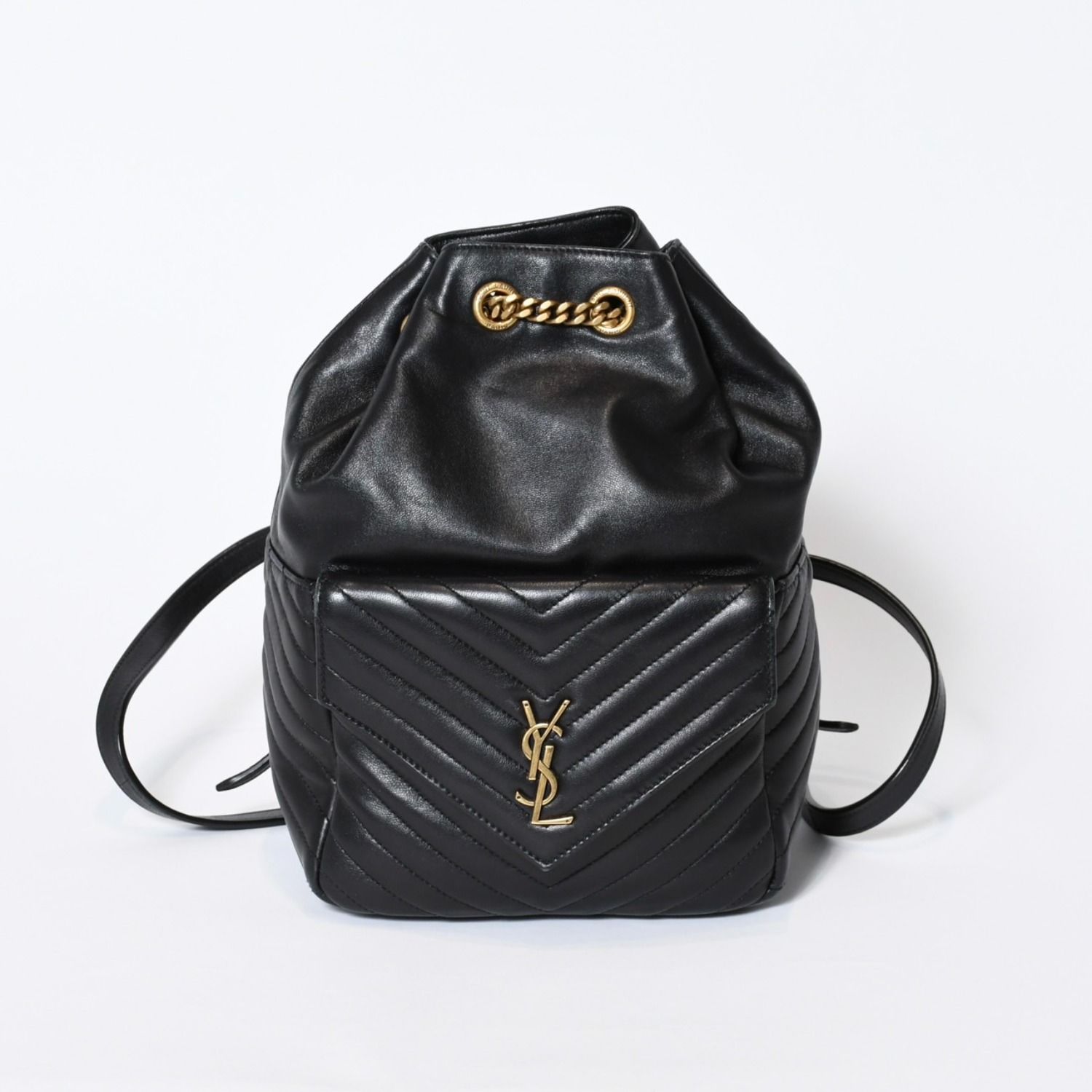 SAINT LAURENT サンローラン ジョー バッグパック 672609 ブラック 