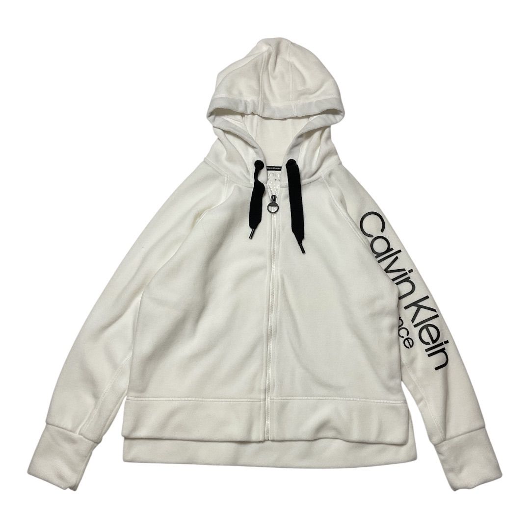 Calvin Klein カルバン・クライン 裏起毛 フルジップ フーディ 