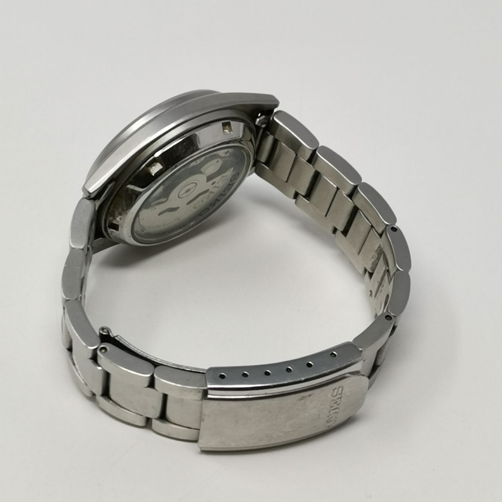 SEIKO セイコー 時計 automatic 自動巻き デイデイト 裏スケ 稼働 7S26 