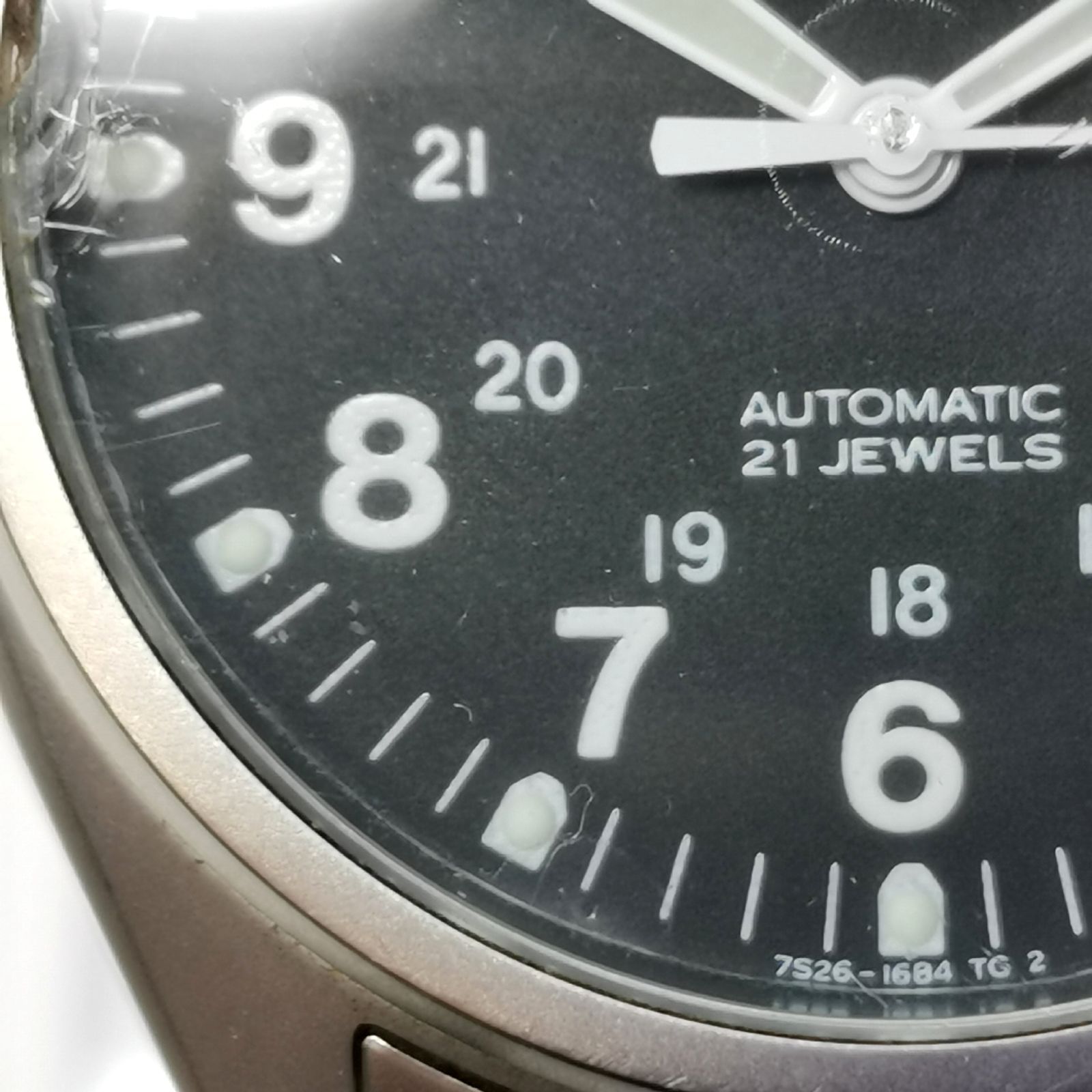 SEIKO セイコー 時計 automatic 自動巻き デイデイト 裏スケ 稼働 7S26 