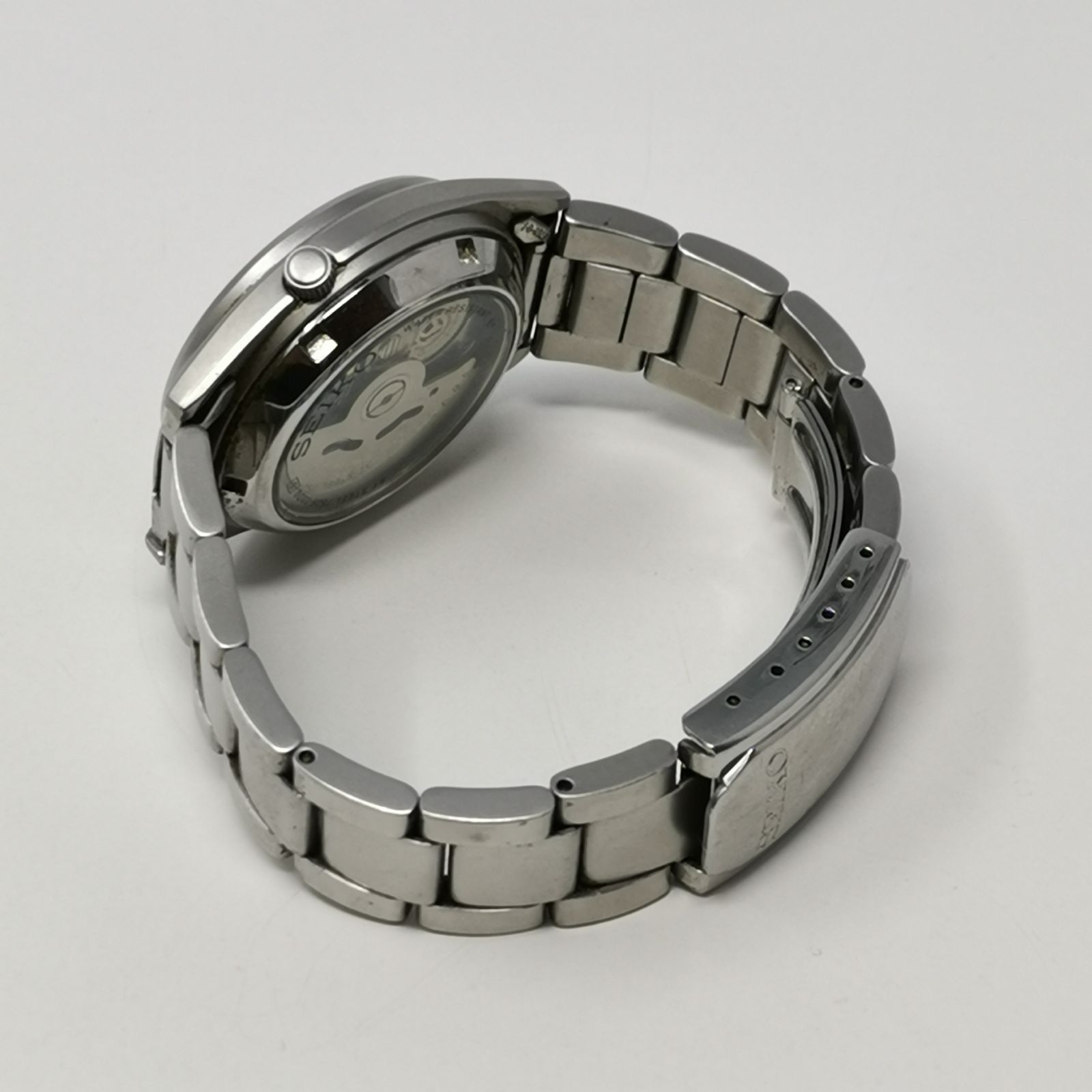 SEIKO セイコー 時計 automatic 自動巻き デイデイト 裏スケ 稼働 7S26 