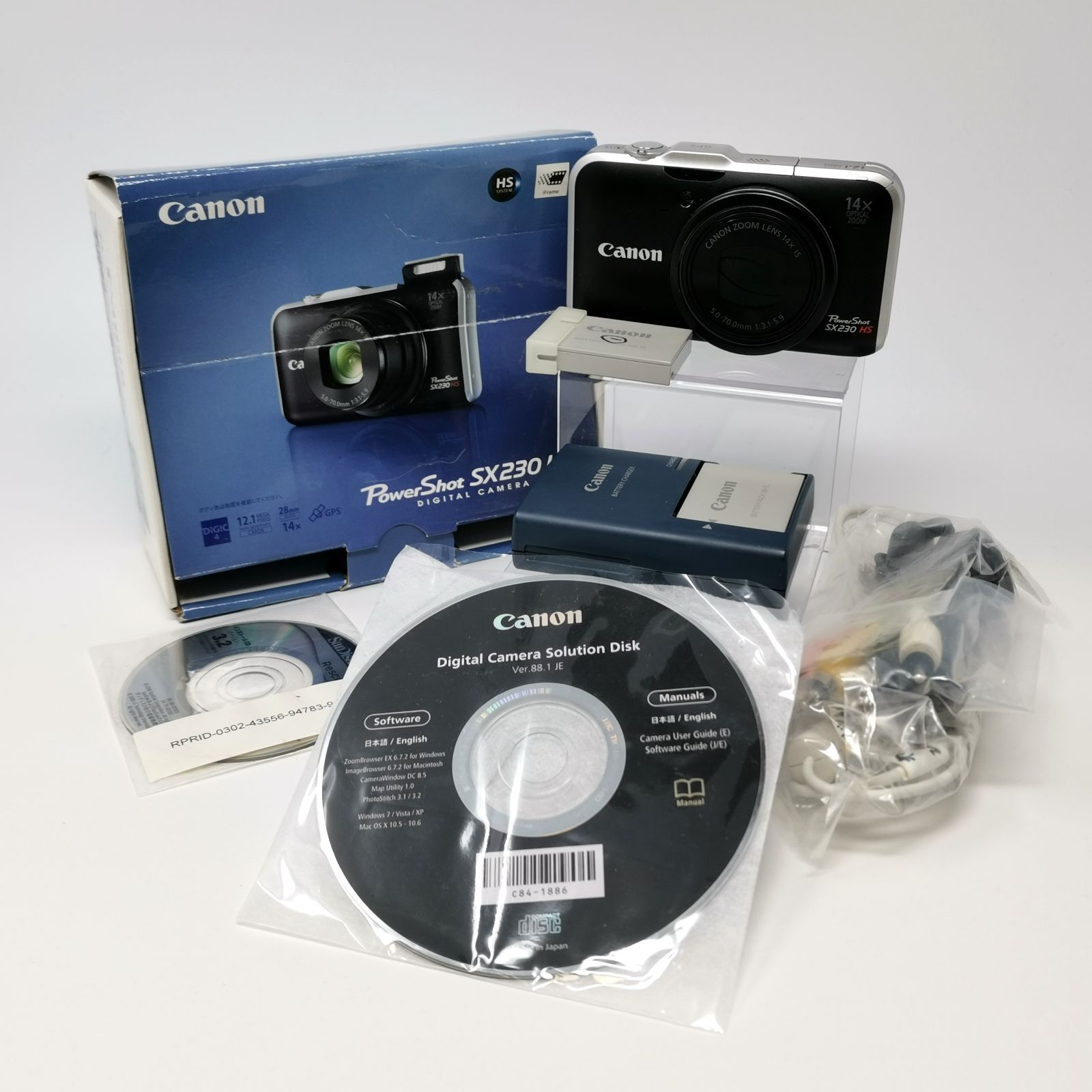 Canon PowerShot SX230 HS カメラ コンデジ SPカードなし 箱あり 動作 