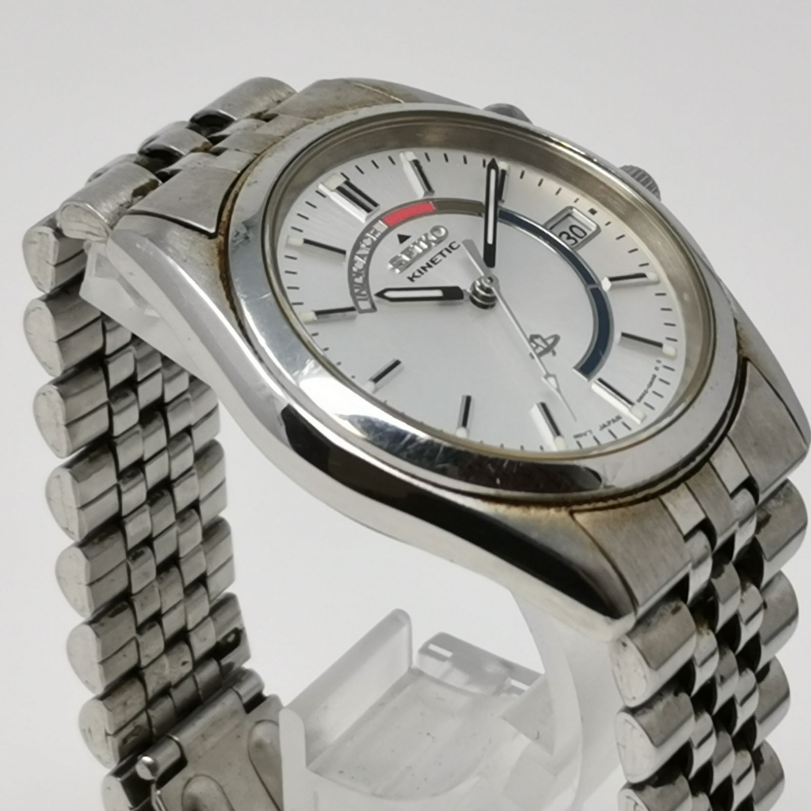 SEIKO セイコー kinetic キネテック 時計 5M42-0A30 ステンレス 自動 