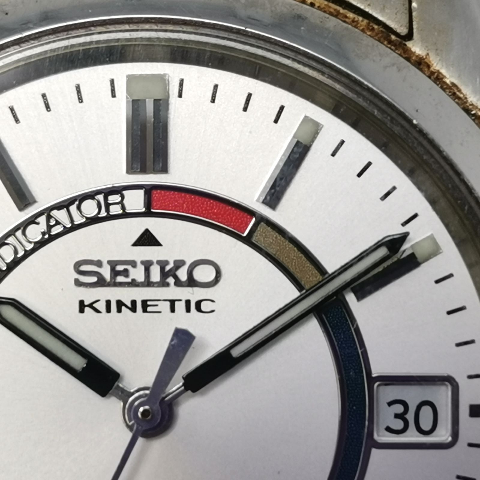 SEIKO セイコー kinetic キネテック 時計 5M42-0A30 ステンレス 自動 