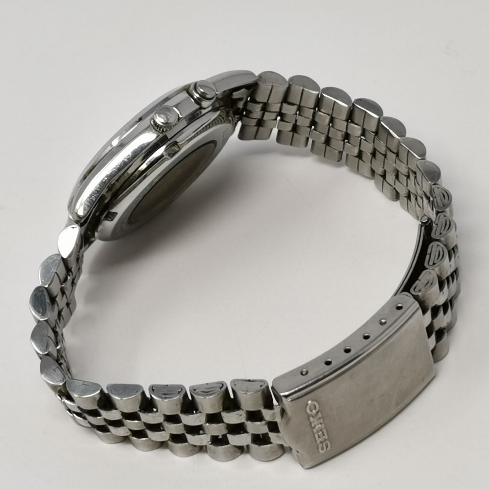 SEIKO セイコー kinetic キネテック 時計 5M42-0A30 ステンレス 自動 