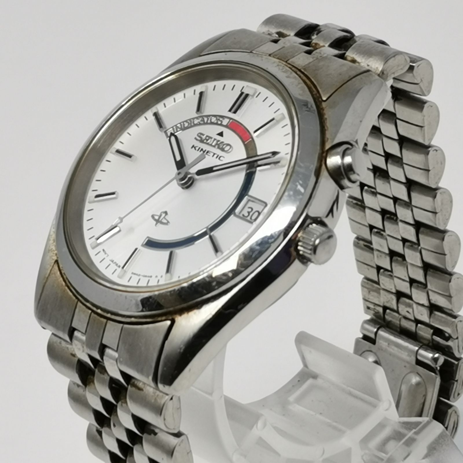 SEIKO セイコー kinetic キネテック 時計 5M42-0A30 ステンレス 自動 