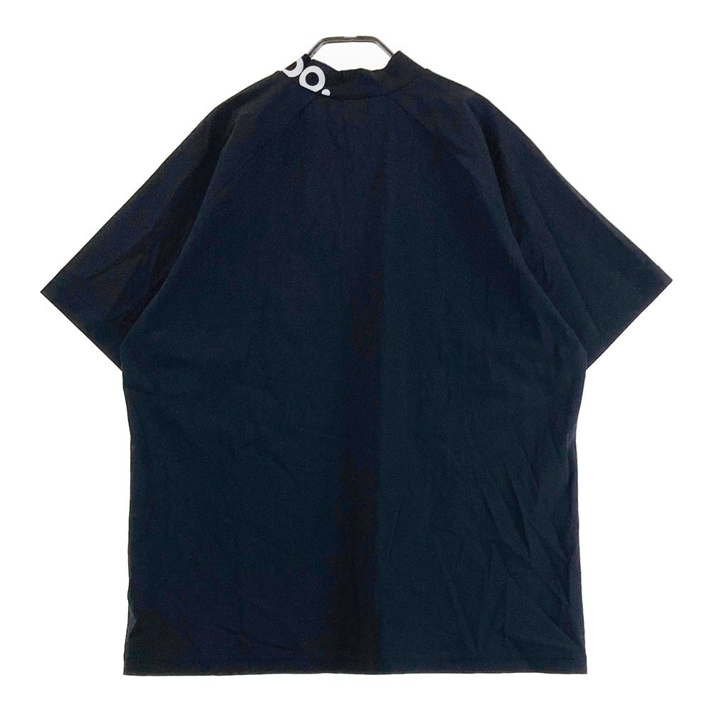 新品　SLDO. エスルド 半袖モックネック tシャツ ゴルフ メンズ XXL サイズ：XXL SLDO. エスルド モックネック 半袖Tシャツ ブラック系
