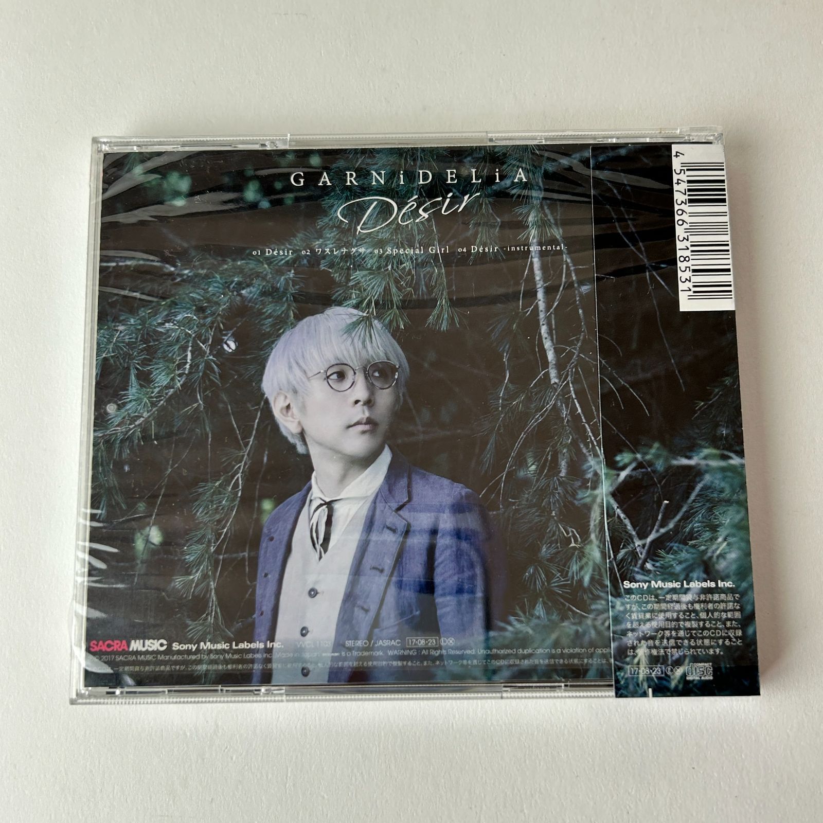 直筆サイン入り美品] GARNiDELiA（ガルニデリア）Desir 帯/トレカ/外側 