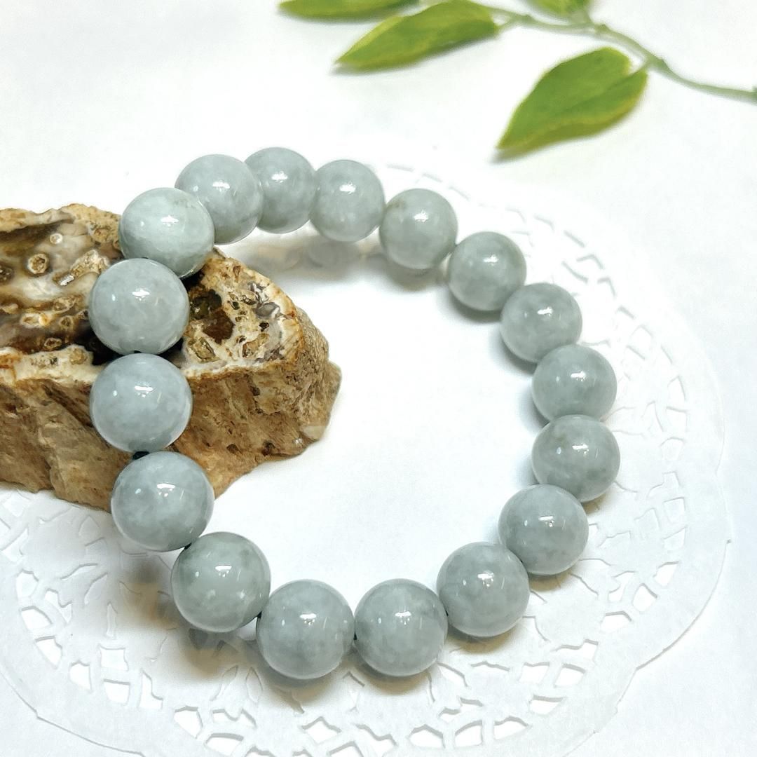 E18511 AA 翡翠 12㎜ ブレスレット ヒスイ ジェード ジェダイド jade bracelet 天然石