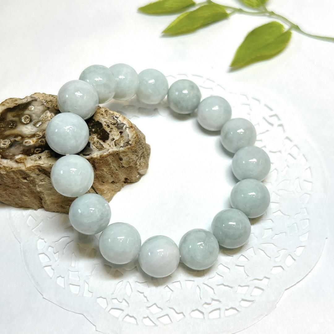  E18510 AA 翡翠 12㎜ ブレスレット ヒスイ ジェード ジェダイド jade bracelet 天然石 デスクキャビネット 置物 インテリア小物