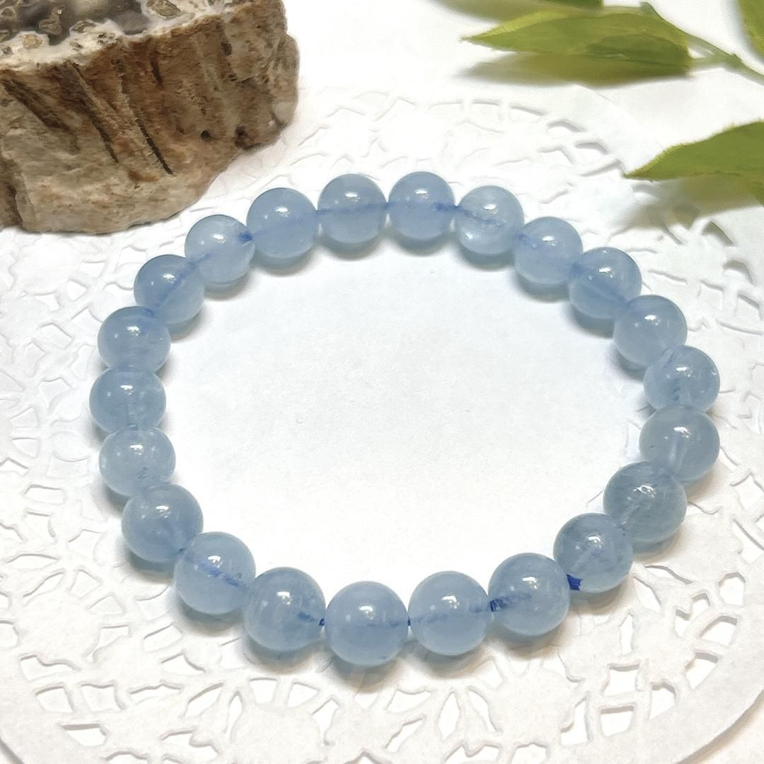 天然石＊アクセサリー＊パワーストーン＊Aquamarine bracelet