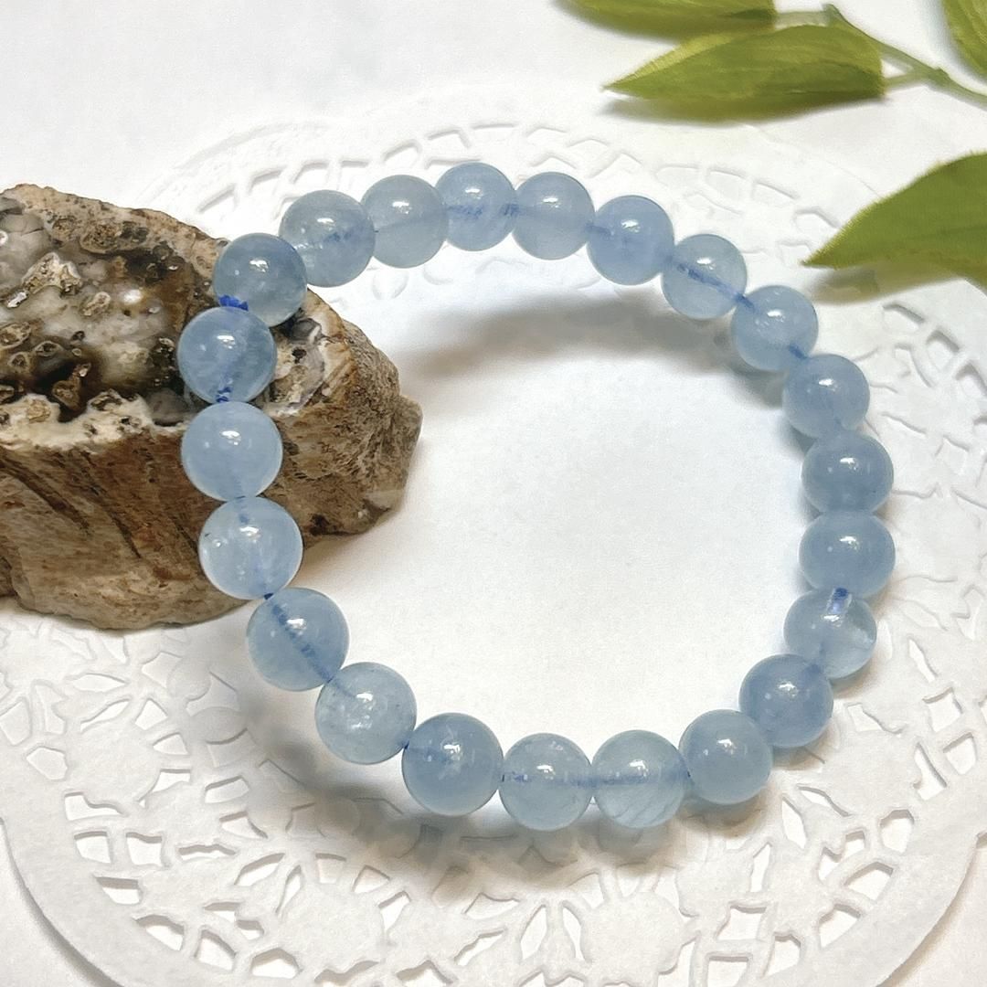 天然石＊アクセサリー＊パワーストーン＊Aquamarine bracelet