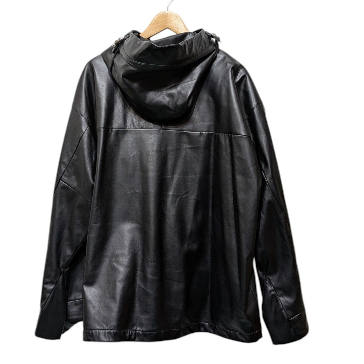 ADRER シンセティックレザーマウンテンパーカー ジャケット L