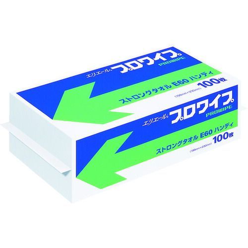 エリエール　プロワイプ　ストロングタオル　Ｅ６０ハンディ１００　１６パック入 7,841円