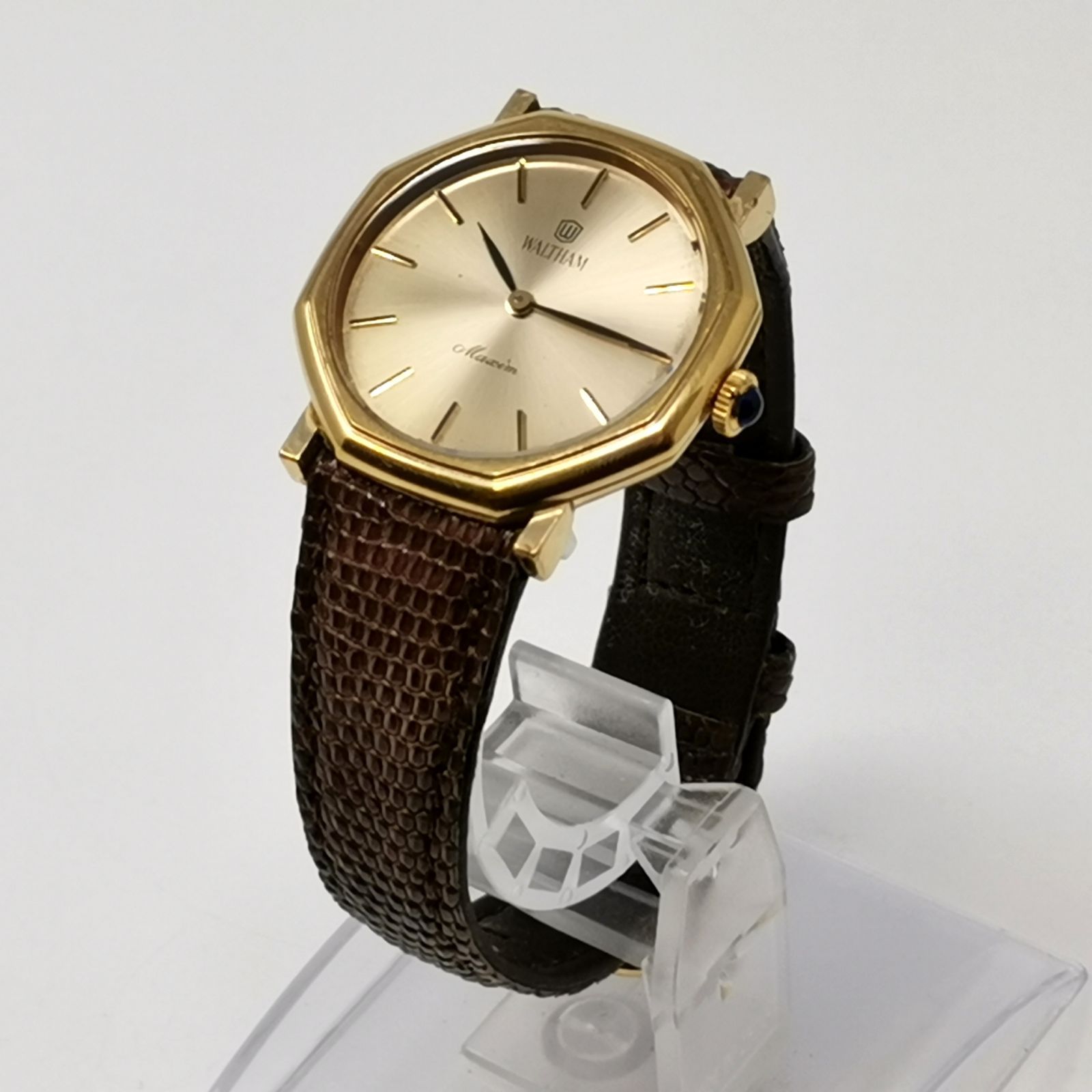 WALTHAM ウォルサム Maxim マキシム 手巻き時計 ゴールド 稼働 管理 