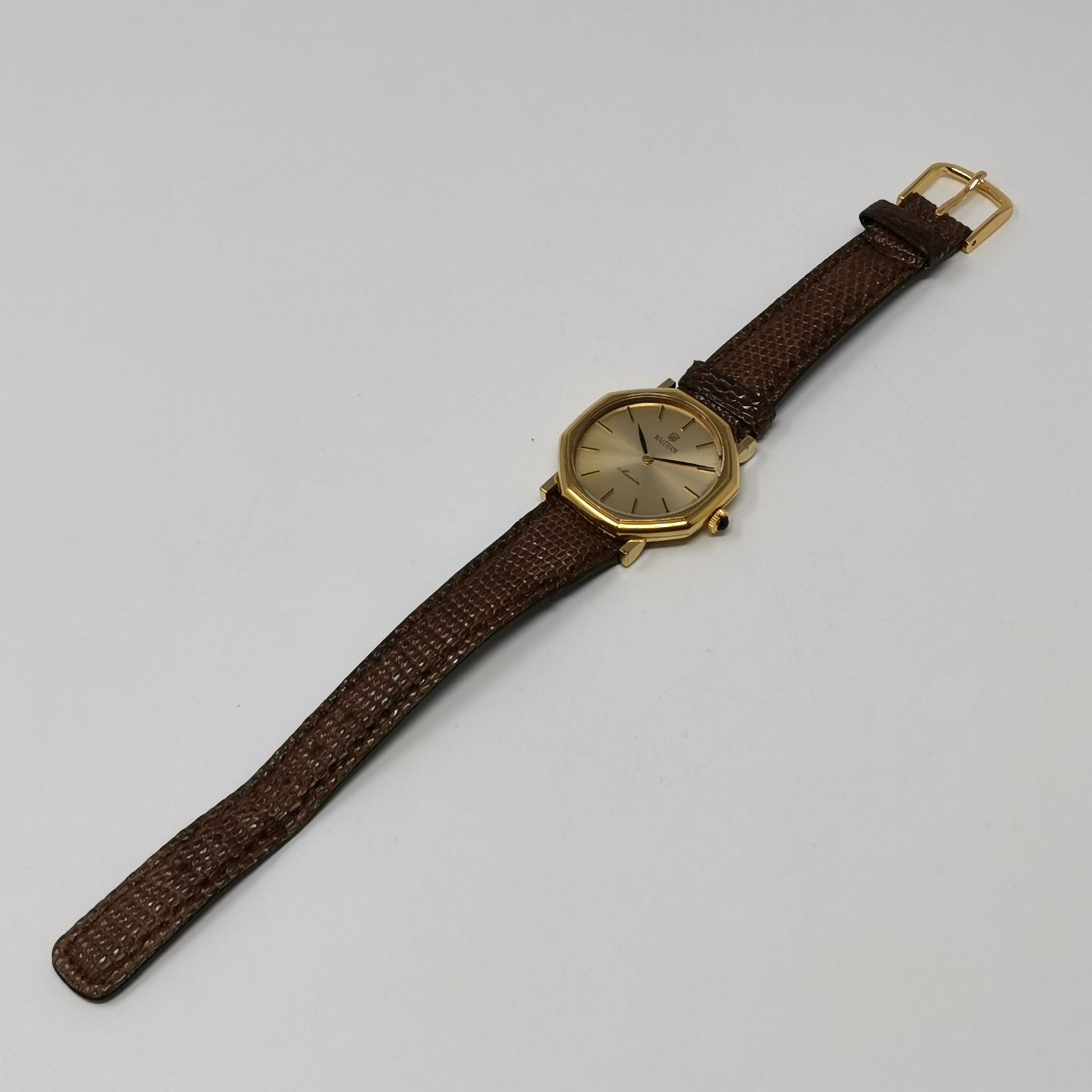 WALTHAM ウォルサム Maxim マキシム 手巻き時計 ゴールド 稼働 管理 