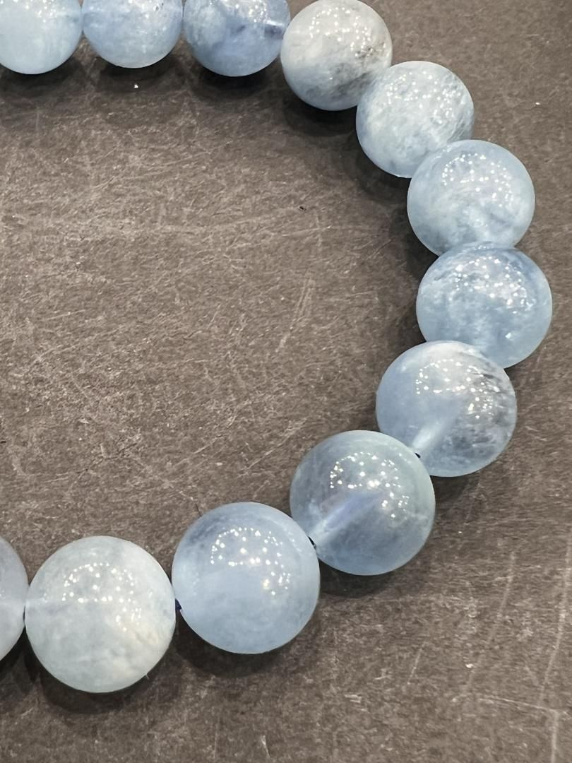 天然石＊アクセサリー＊パワーストーン＊Aquamarine bracelet