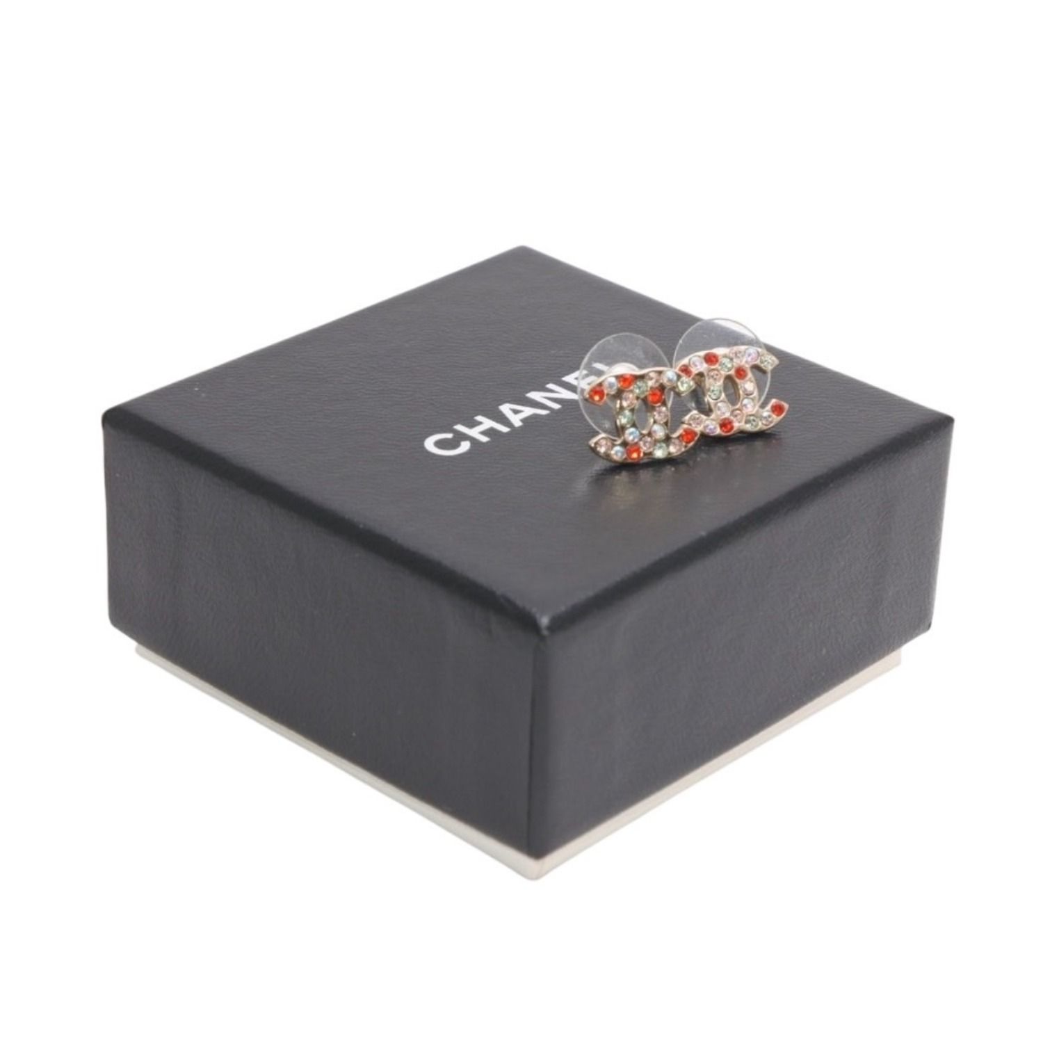 CHANEL シャネル ココマーク ピアス 重量約2.0g 04A刻印 カラー 