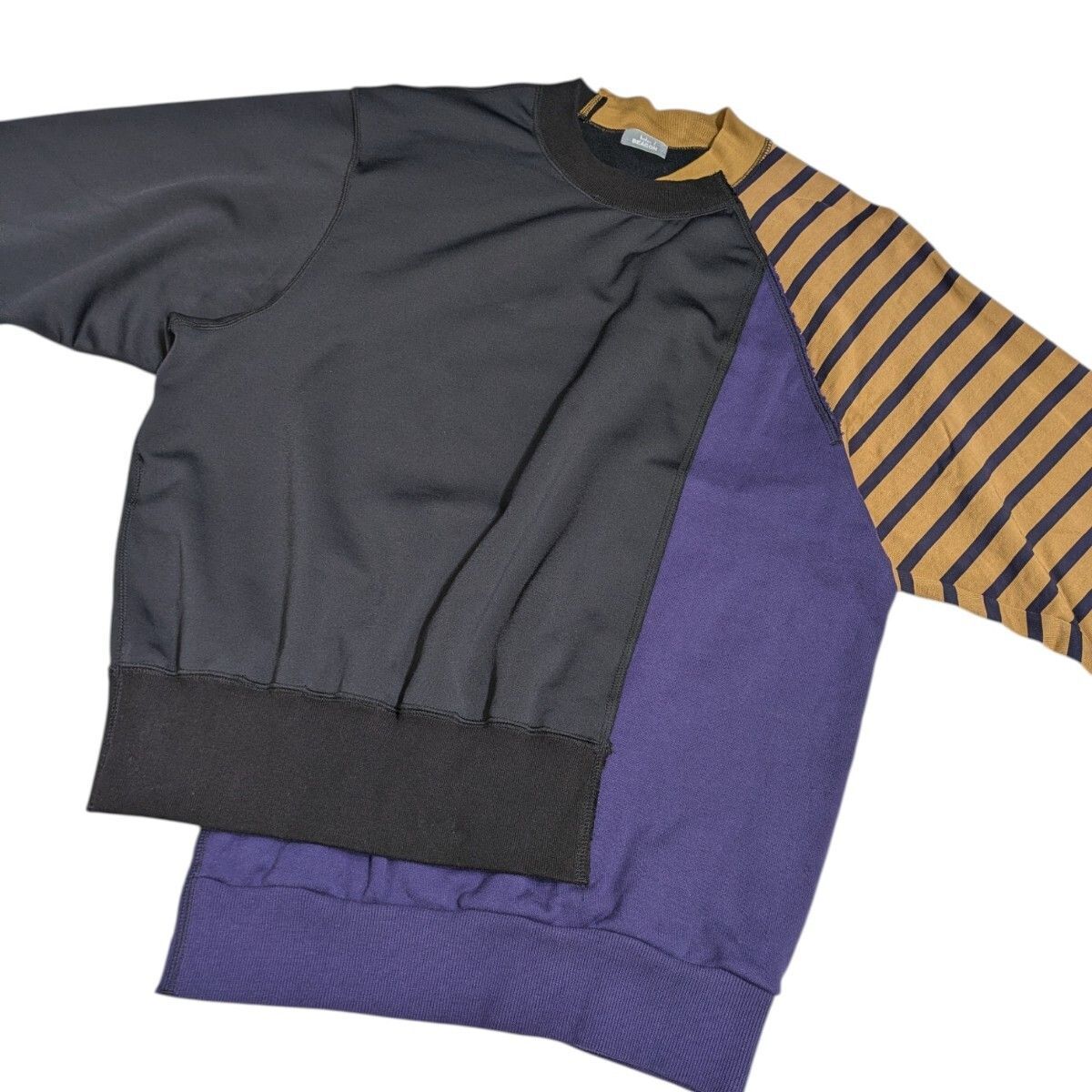 スウェット kolor BEACON | 22WBM-T03232 | NAVY BLUE kolor/BEACON カラービーコン ドッキングSWEAT スウェットシャツ