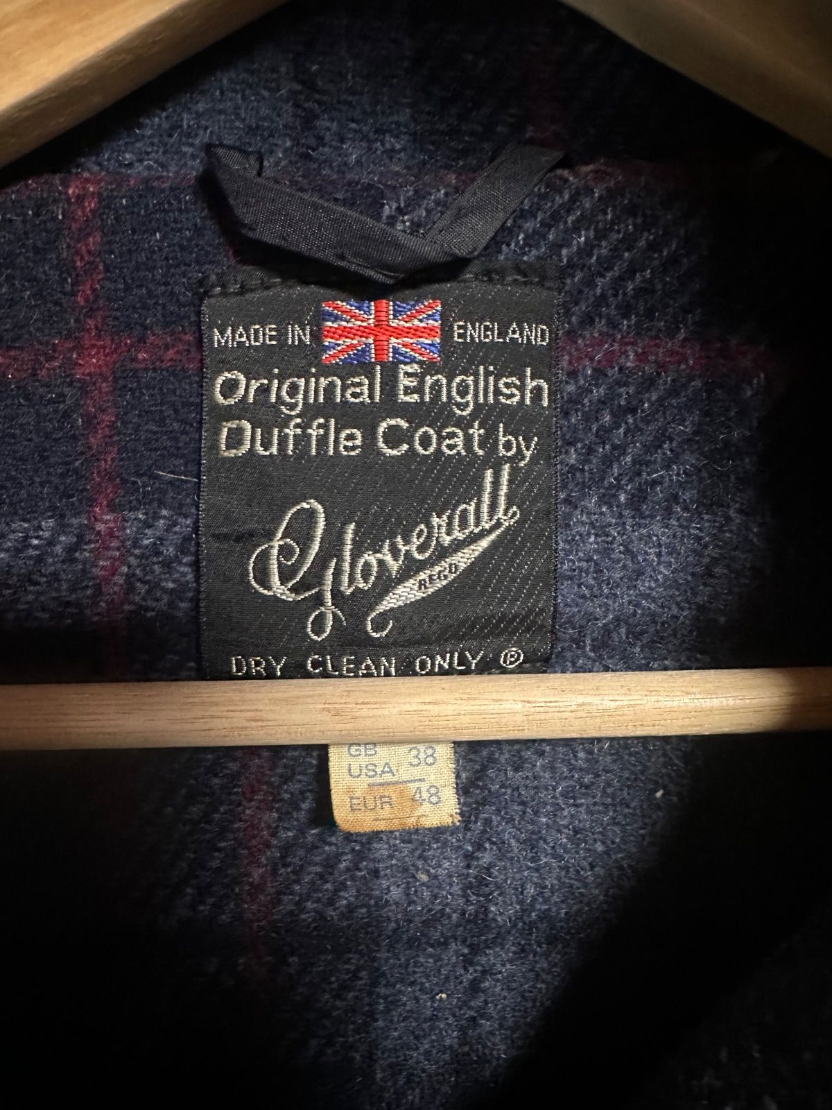 英国製 Gloverall ダッフルコート 38 グレー グローバーオール 英国製