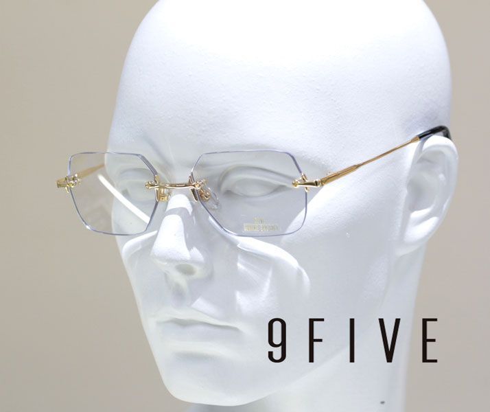 9FIVE ナインファイブ 伊達メガネ クリアレンズ サングラス CLARITY