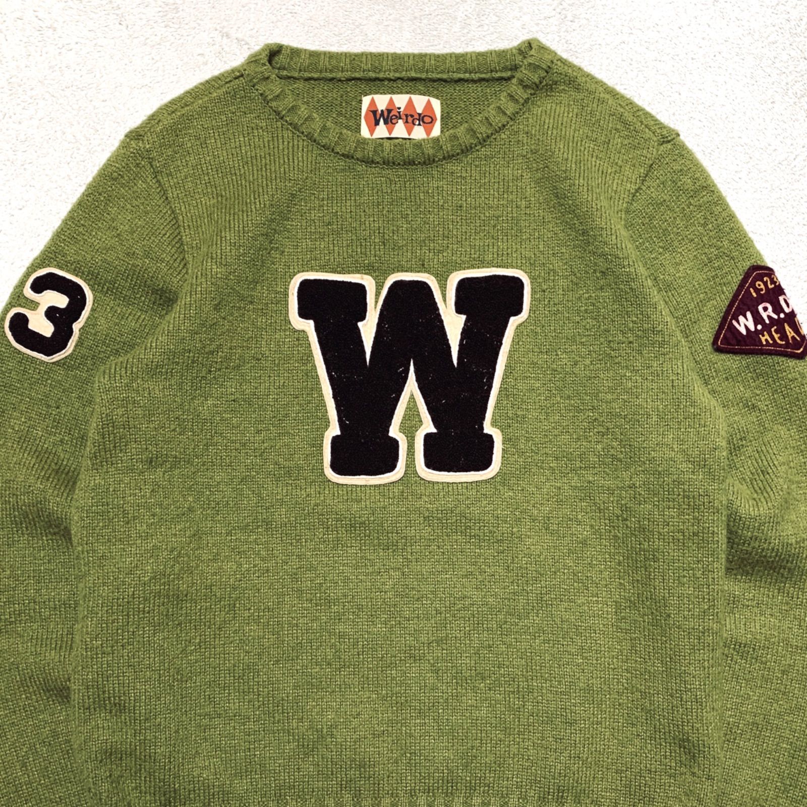 WEIRDO / GLAD HAND School Knit Sweater スクールニット セーター