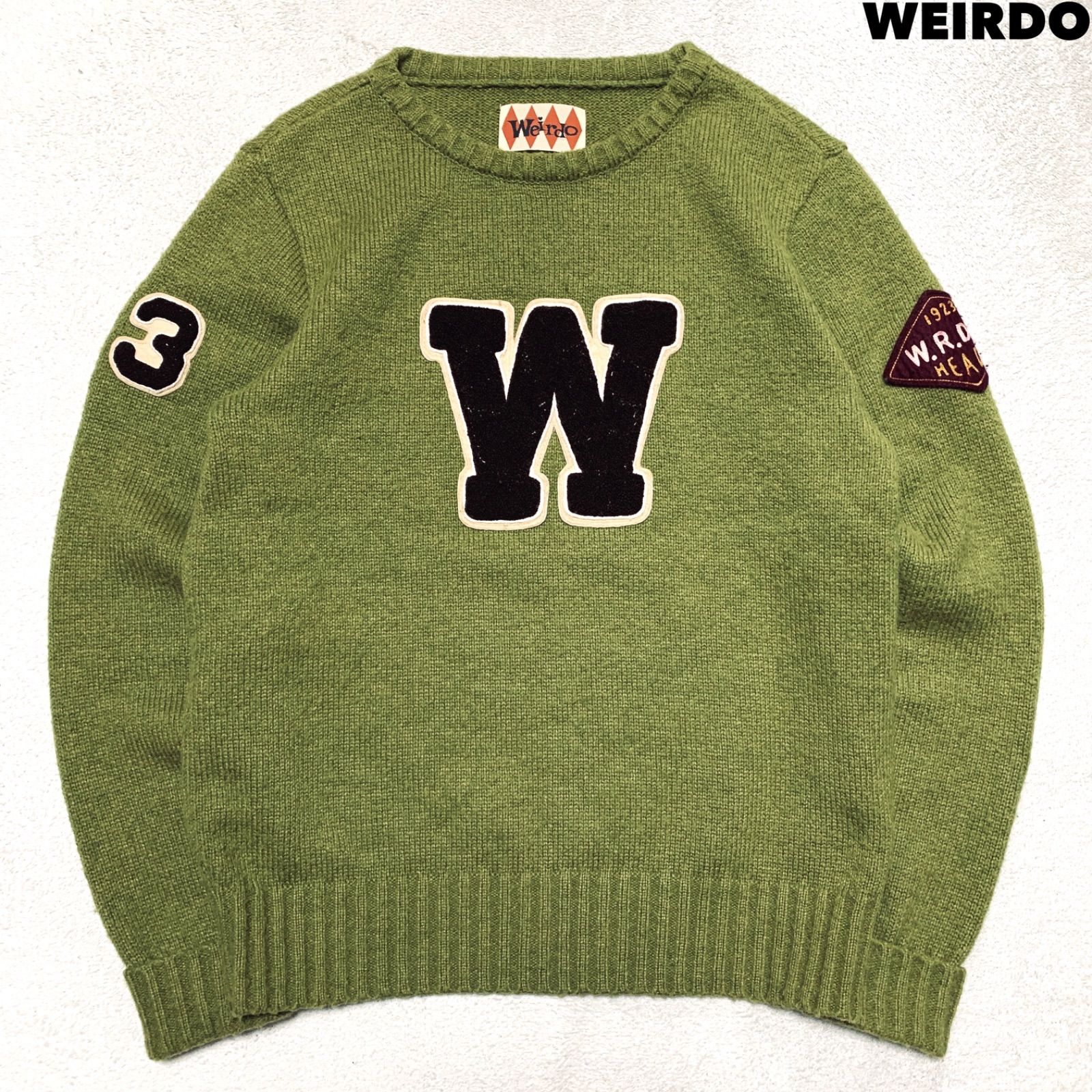 WEIRDO / GLAD HAND School Knit Sweater スクールニット セーター
