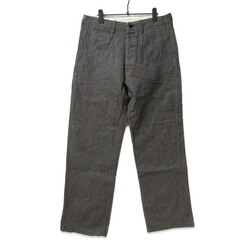 CUSHMAN クッシュマン ワークパンツ 22127 杢ストライプ 41TYPE トラウザーズ グレー 34 27112992