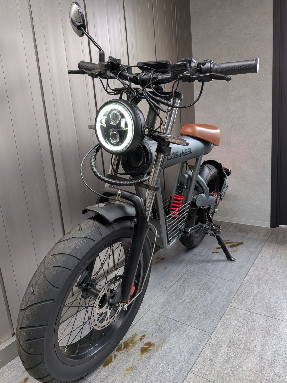 中古車】COSWHEEL MIRAI S 500W スカイグレー 20Ah 大容量バッテリー