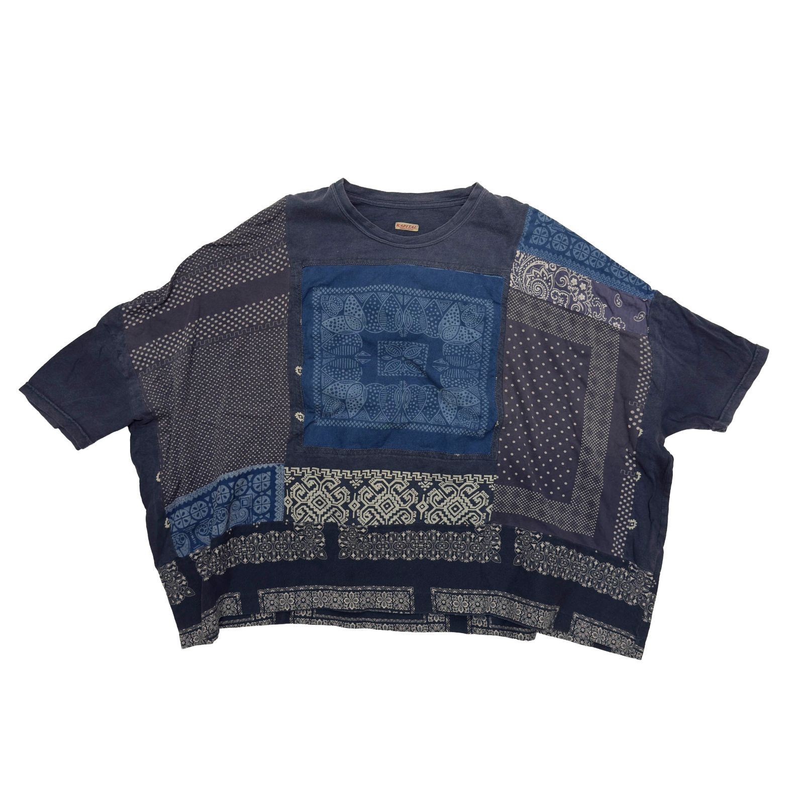 Kapital キャピタル Bandana Reconstructed Big Tee バンダナ パッチ 