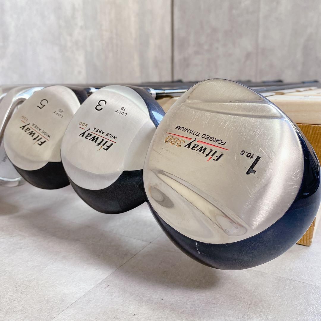 T508 FITWAY ゴルフクラブ メンズ フルセット 13点 黒 初心者 T508 FITWAY ゴルフクラブ メンズ フルセット 13点 黒 初心者 【公式通販】