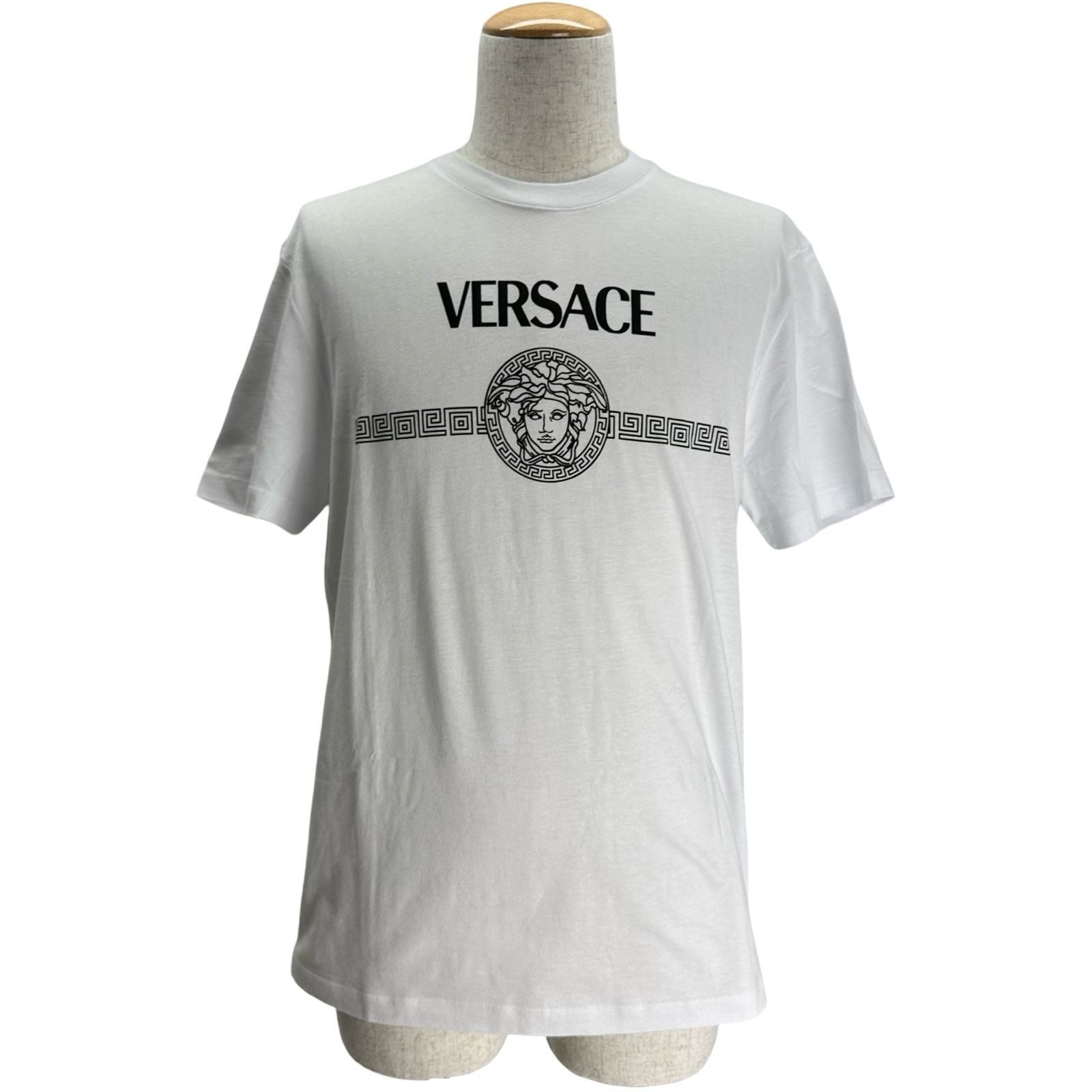 ヴェルサーチ VERSACE メデューサロゴ半袖Tシャツ 1012415 ホワイト 