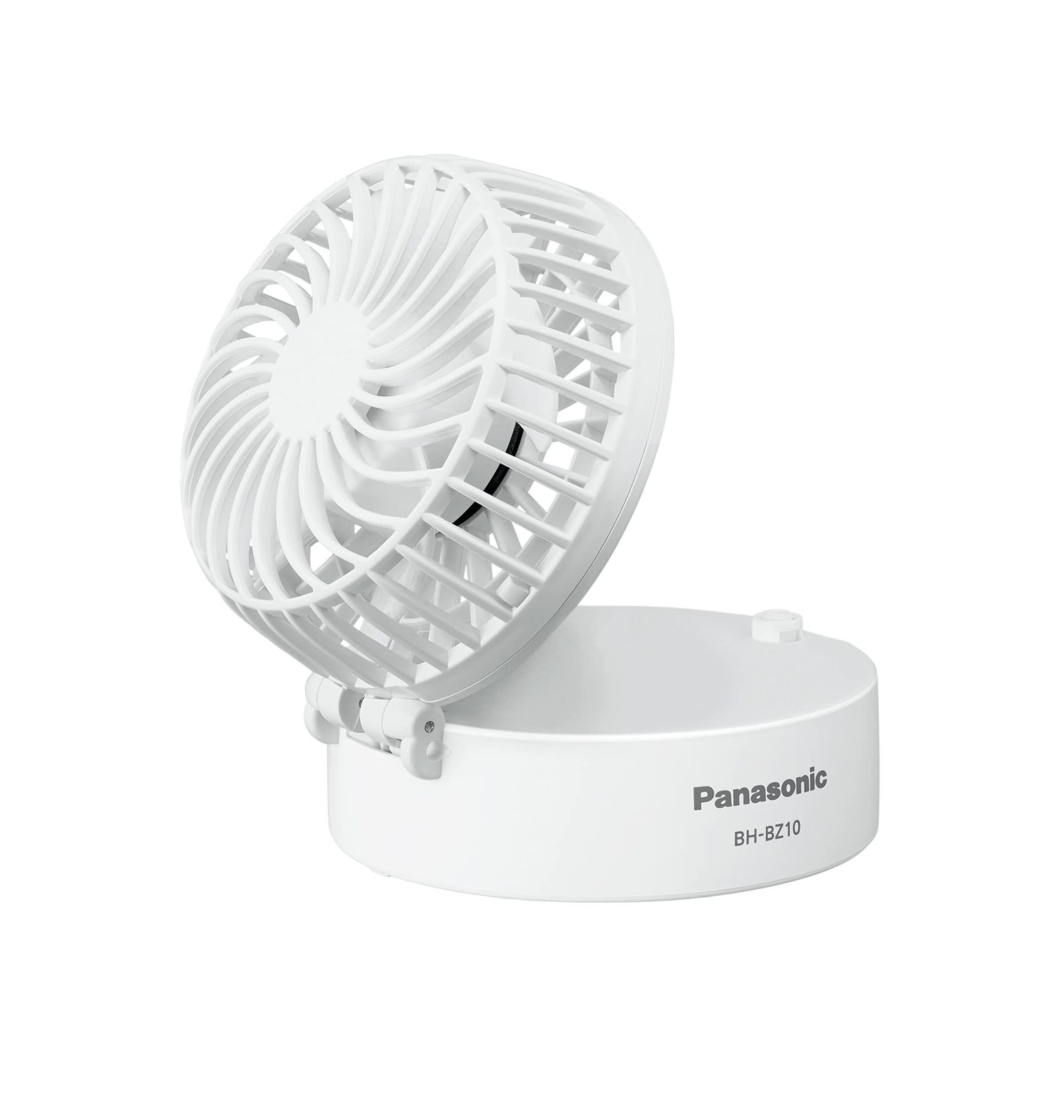 パナソニック 携帯扇風機 パーソナルファン 乾電池式 USB給電可 BH-BZ10M-W [単品]