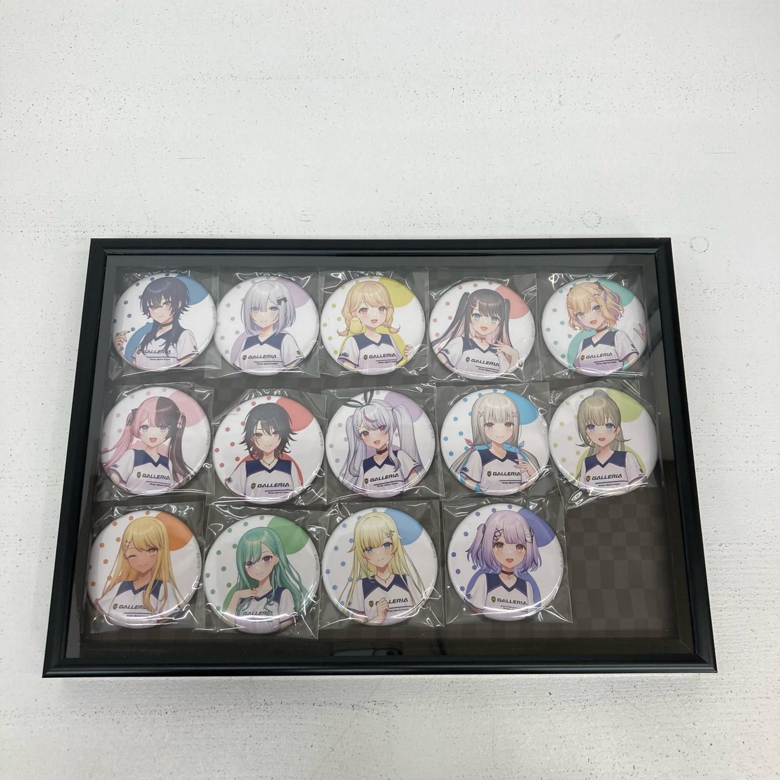 イオン広店】 あたり ぶいすぽっ GALLERIA 缶バッジ コンプリート 