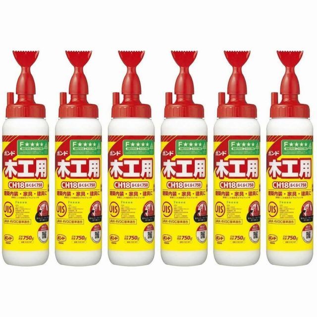 コニシ - ボンド 木工用 CH18らくらく750 ボトル(750g) 6個セット
