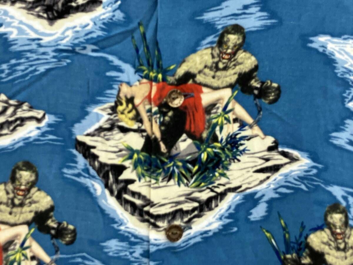 ヒステリックグラマー　SWAMP MAIDEN柄アロハシャツ HYSTERIC GLAMOUR ヒステリックグラマー SWAMP MAIDEN柄 アロハシャツ