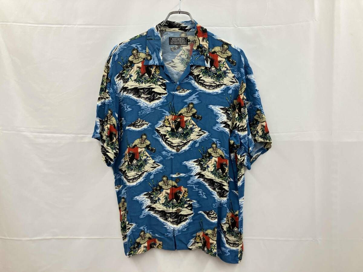 ヒステリックグラマー　SWAMP MAIDEN柄アロハシャツ HYSTERIC GLAMOUR ヒステリックグラマー SWAMP MAIDEN柄 アロハシャツ