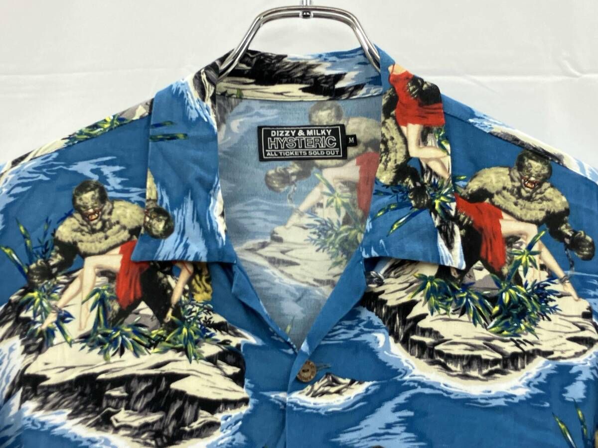 HYSTERIC GLAMOUR ヒステリックグラマー SWAMP MAIDEN柄 アロハシャツ